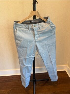 Express Light Blue Women's Chino Pants
